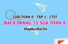 Giải bài 8 trang 55 Toán 8 Tập 1 SGK Chân trời sáng tạo
